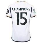 Günstige Fußballtrikots Real Madrid CHAMPIONS 15 Heimtrikot 2023-24 Kurzarm Günstige Fußballtrikots Real Madrid CHAMPIONS 15 Heimtrikot 2023-24 Kurzarm